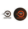 daimond logo vector image