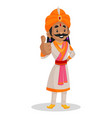 samrat ashok cartoon character vector image