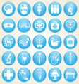 medical icons collection vector image vector image