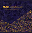 palm leaves wallpaper vector image vector image