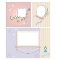 princess frame vector image