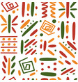 african ethnic tribal seamless pattern background vector image