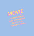 slanted 3d sans serif font vector image vector image