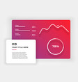 ui kit icons infographic templates for business vector image vector image