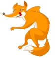 cartoon character fox vector image