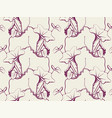 floral pattern seamless background foliage vector image vector image