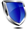 blue shield vector image