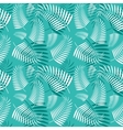 seamless palm tree leaves pattern vector image vector image