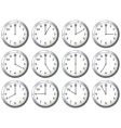 office clock vector image