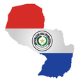 paraguay flag vector image