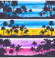 set of vintage summer banners vector image vector image