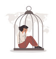 trafficking in persons vector image vector image