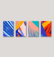 minimal modern cover collection design dynamic vector image