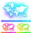 world map vector image vector image