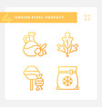 retail assortment pixel perfect gradient linear vector image vector image