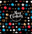 background with christmas logo vector image
