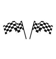 racing flags vector image