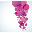 abstract colored background with circles eps 10 vector image