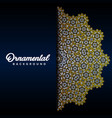 arabic ornament background baroque in victorian vector image vector image