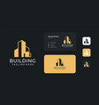 real estate building logo set inspiration vector image vector image
