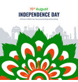celebrating 15 august independence day banner vector image