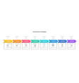 modern infographic template vector image