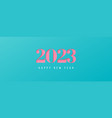 2023 happy new year background design paper cut vector image