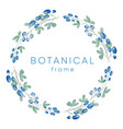 botanical watercolor hand painted branches vector image vector image