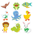 cartoon animals vector image