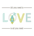 valentines day card vector image