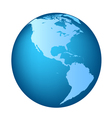 globe america maps vector image