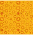seamless pattern with red stars on orange vector image vector image
