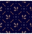 diagonal seamless pattern minimal floral ornament vector image vector image