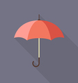 umbrella flat icon vector image vector image
