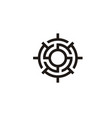 compass labyrinth north east west south vector image