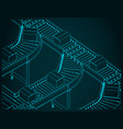 conveyors for factory and warehouses vector image vector image