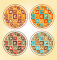 sphere of social networking vector image vector image