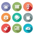 utilities icons set vector image