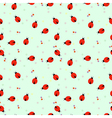 elegant texture for backgrounds with ladybugs vector image