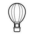 isolated hot air balloon design vector image