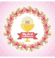 my first communion vector image vector image