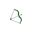 bow icon vector image