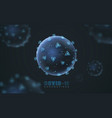 coronavirus covid19 19 in realistic style vector image