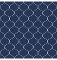 nautical rope seamless fishnet pattern on dark vector image