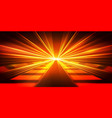 abstract orange race or speedway background vector image vector image