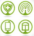 eco signs vector image vector image