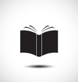 open book icon vector image vector image