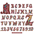 fairy abc and numbers vector image vector image