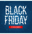 abstract black friday sale layout vector image