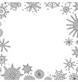 christmas banner in ethnic boho style vector image
